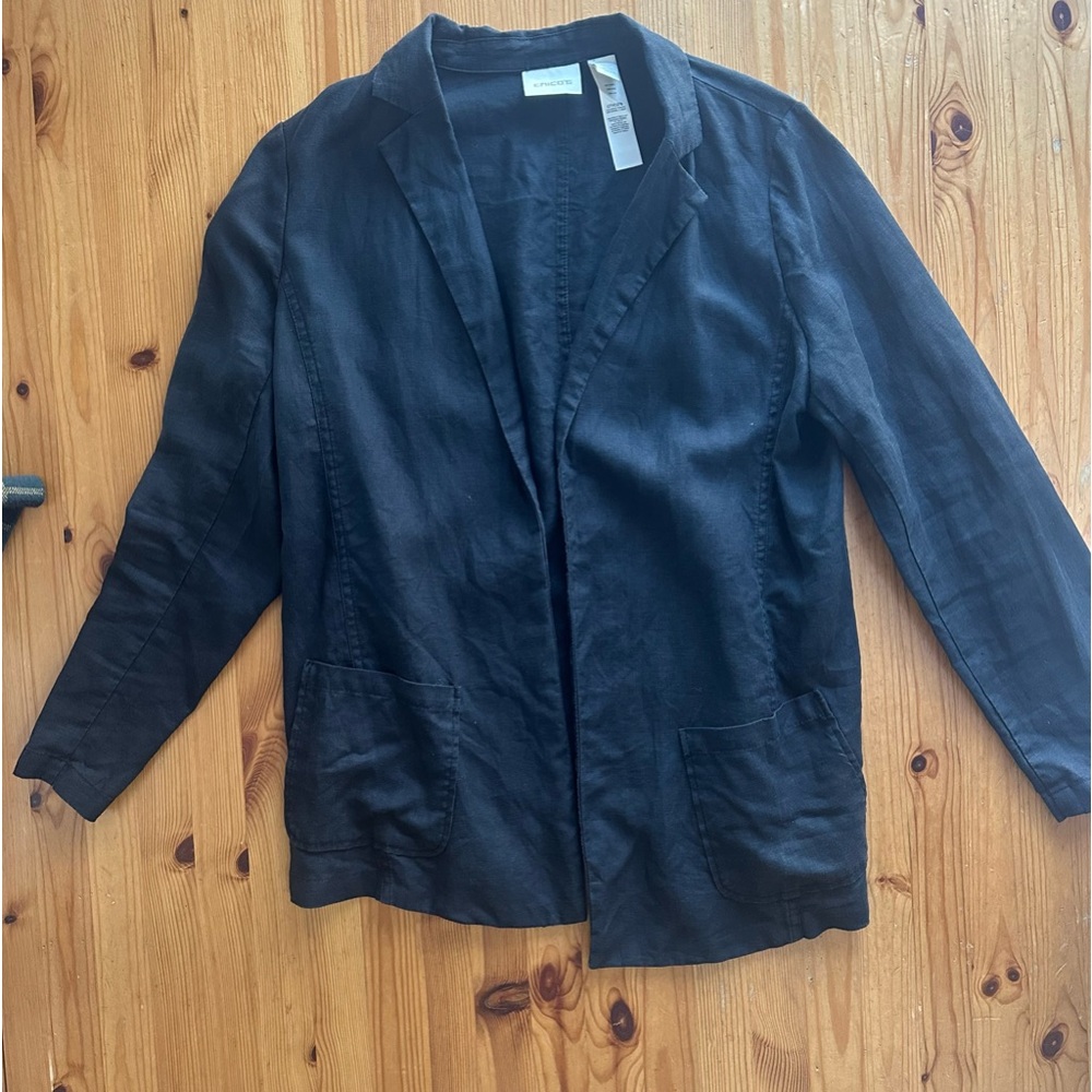 CHICO’S linen blazer